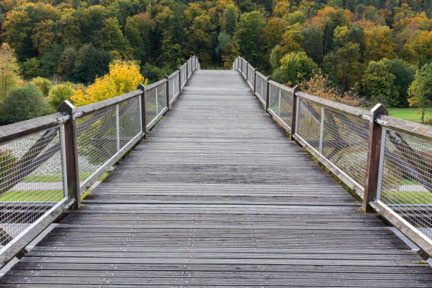 istock Straight view on Tatzelwurm Bridge - Essing, Bavaria / Germany 1212114702