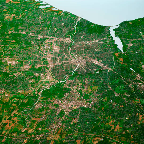 istock Rochester New York 3D Render Map Color Top View Oct 2019 1212127722