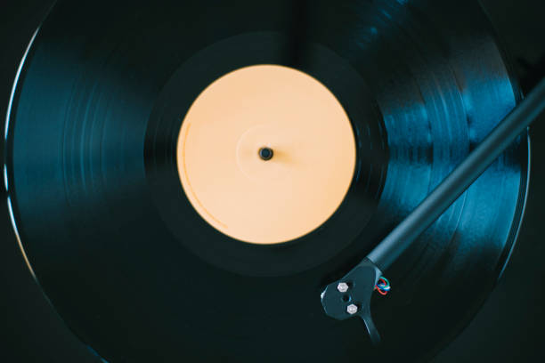 istock Turntable vinyl record playing music 1212135730