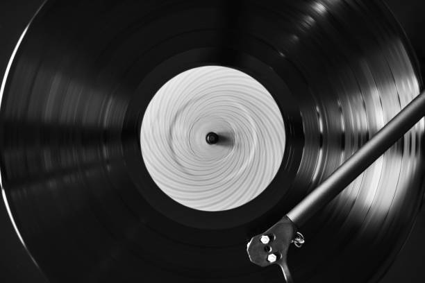 istock Turntable play LP vinyl record 1212135770