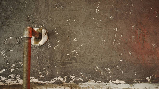 istock Art background .Old steel tube composition on wall .Pho no contain using everything workspace 1212137381