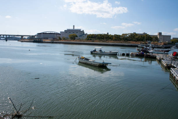 istock Landscape along the river in Hiroshima Prefecture 1212143107