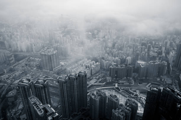 istock City in Clouds Hong Kong 1212145560
