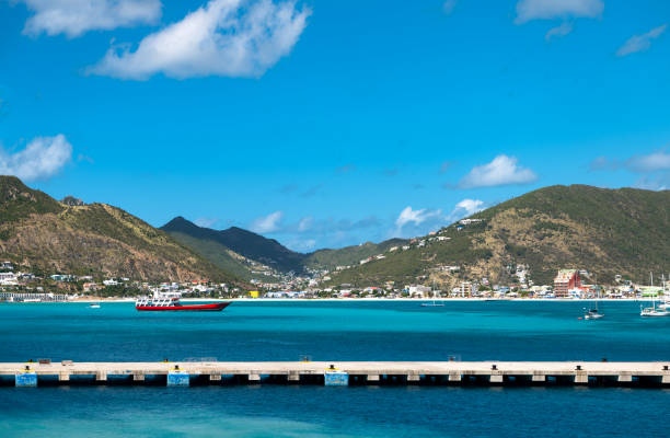 istock Caribbean islands, architectures on the colorful seascapes 1212150413