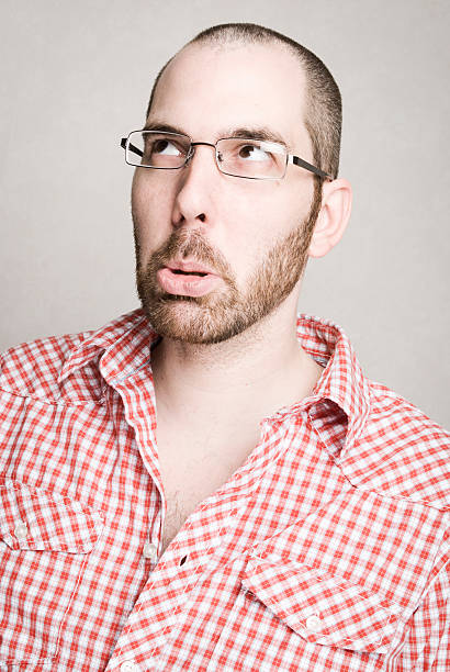 istock Man in Glasses Making a Goofy Face 121215134
