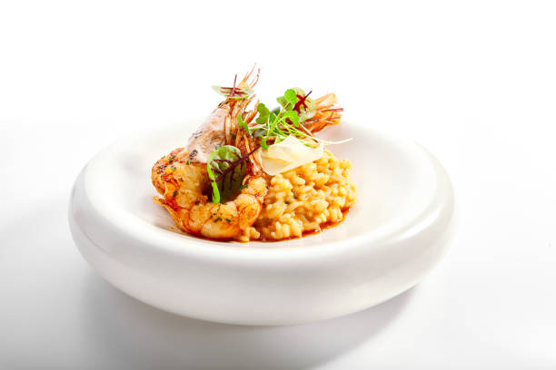 Risotto tom yam with argentinian shrimp