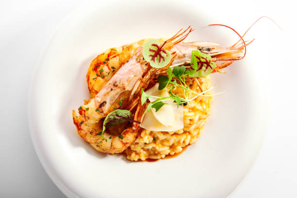 istock Risotto tom yam with argentinian shrimp 1212151894