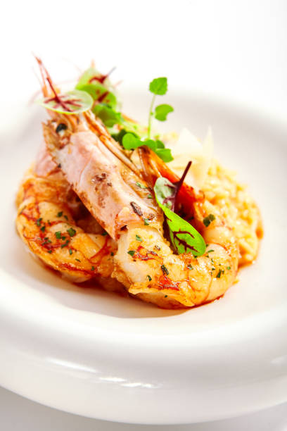 istock Risotto tom yam with argentinian shrimp 1212151901