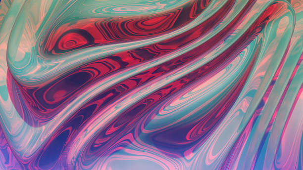 istock Colorful liquid background. Abstract illustration, 3d rendering. 1212153365