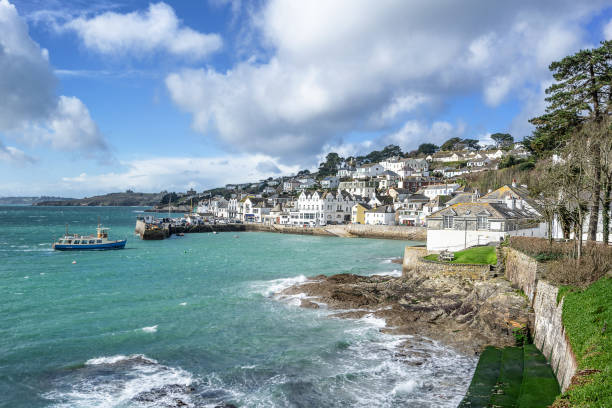St Mawes on the Roseland Peninsula in Cornwall England