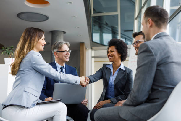 istock Team players who work together win together 1212161388