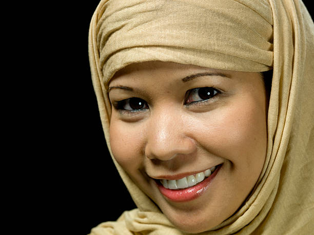 istock happy asian muslim woman 121216395