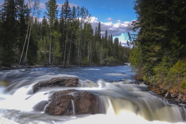 istock Flowing stream in Banff National Park, Canada 1212164112
