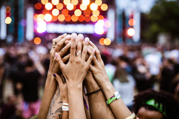 istock People's unity on music concert! 1212164779
