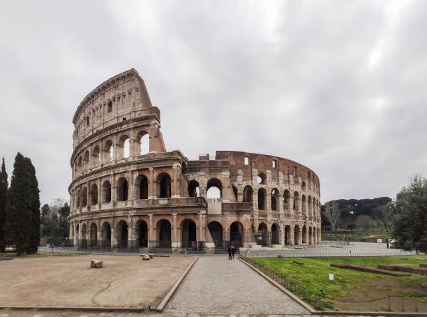 Coliseum in Rome without people because of Coronavirus epidemic