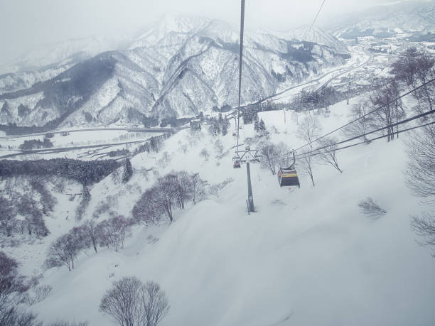 istock Watching the snow and skiing 1212173098