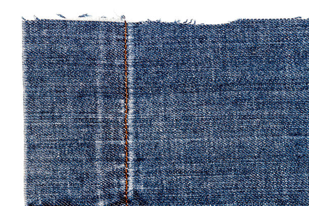 istock Piece of dark blue jeans fabric 1212175313