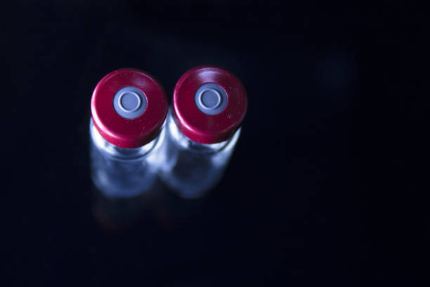 istock Vaccine vials against virus. Coronavirus Vaccine Study 1212179788
