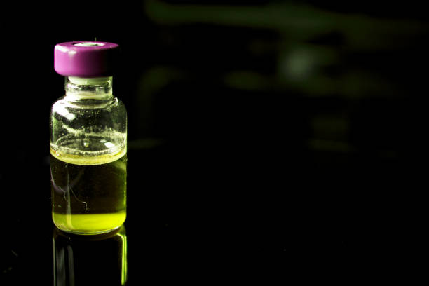 istock Vaccine vials against virus. Coronavirus Vaccine Study 1212179845