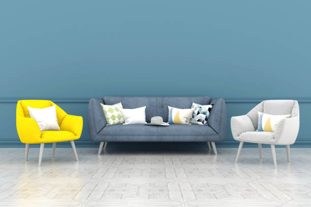 istock 3D render of sofa in front of wall 1212183619