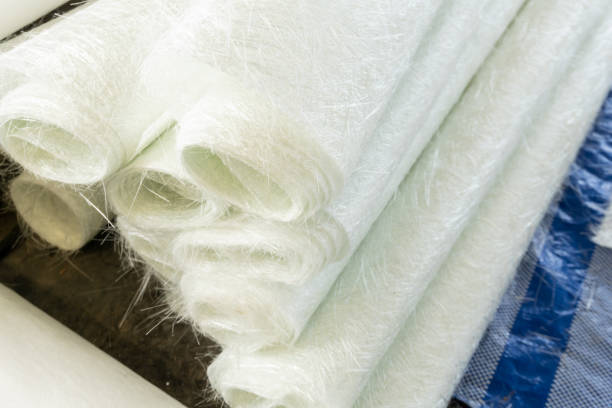 istock white glass fiber roll composite raw material background 1212187014