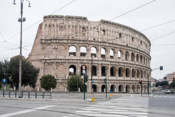 istock Coliseum in Rome without people 1212190763