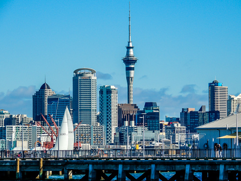 Buildings, houses and landmarks in the city of Auckland, New Zealand