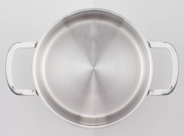 istock saucepan and cookware set on the white background 1212193119