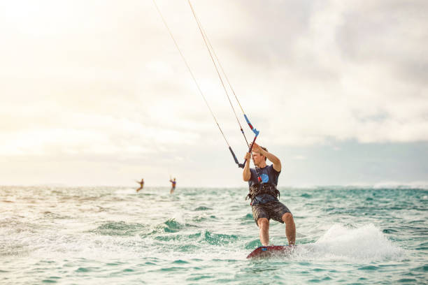 istock Best Kite surfing experience at Mauritius island. 1212196195