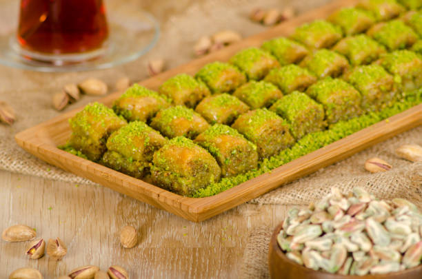 istock Baklava varieties from Turkish cuisine 1212197603