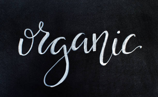 istock Chalkboard with ORGANIC lettering 1212205464