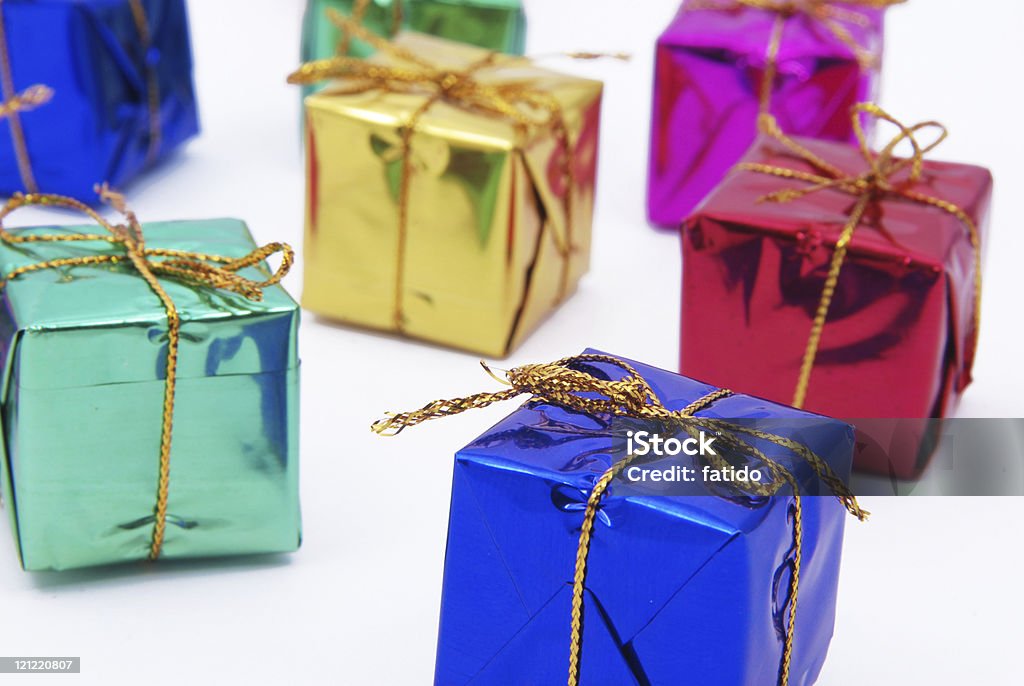 Scatole regalo - Foto stock royalty-free di Bianco