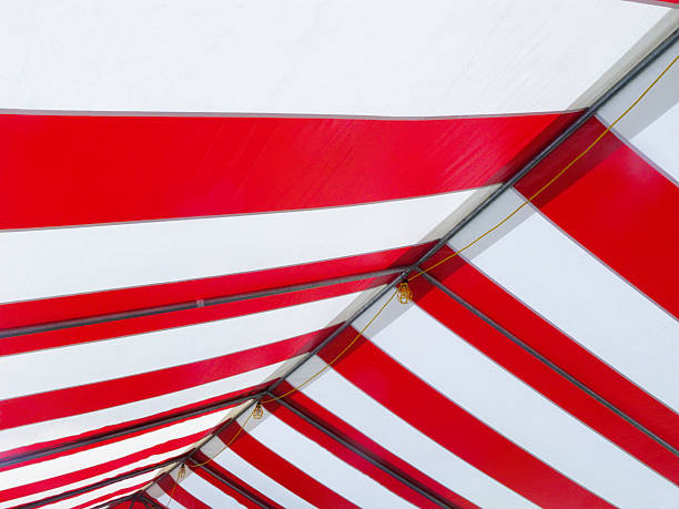 istock Striped underside of carnival tent 121221112