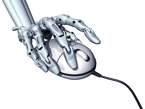 Robost Hand Using Computer 1,400+ Robot Hand And The Mouse Stock Photos, Pictures & Royalty-Free ...
