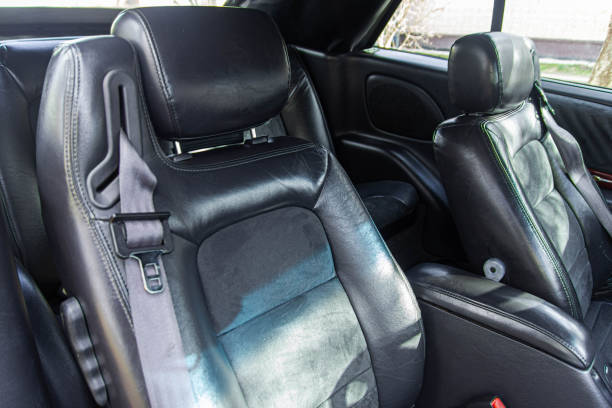 istock black leather car seats, combination leather. 1212211588