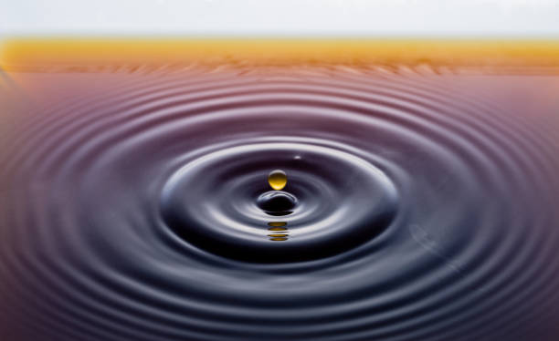 istock rippling after a few drops of coffee. 1212211942