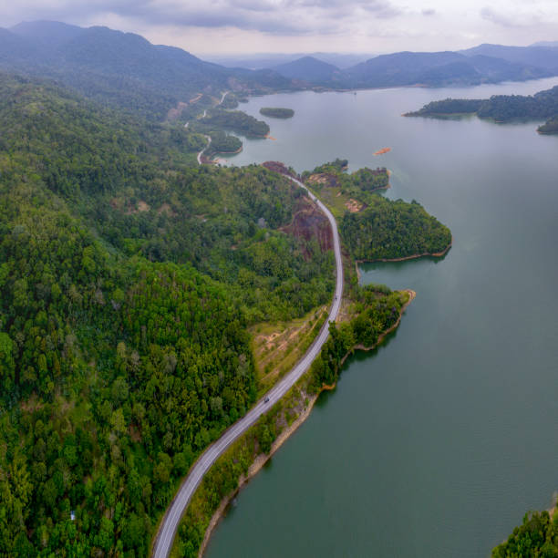 istock Curve road of Kuala Kubu, Malaysia. 1212212840