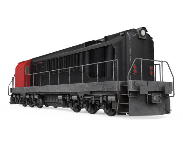 istock Old Steam Locomotive Isolated 1212214855