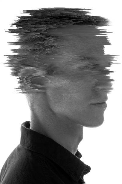 istock Glitched portrait of a man 1212219339