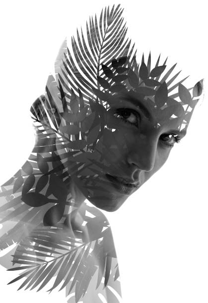 istock Paintography. A portrait combined with a painting 1212220113