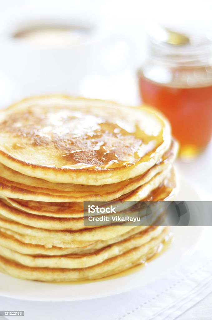 Stack of pancakes  Baked Pastry Item Stock Photo