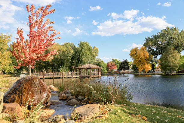 istock peaceful afternoon at Bishop, California 1212224553