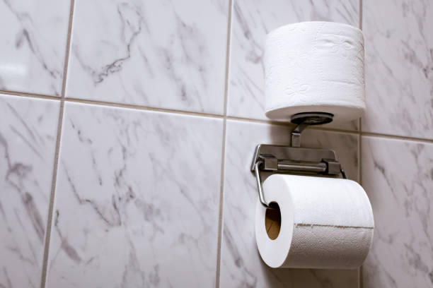 istock Rolls of Toilet Paper 1212227991