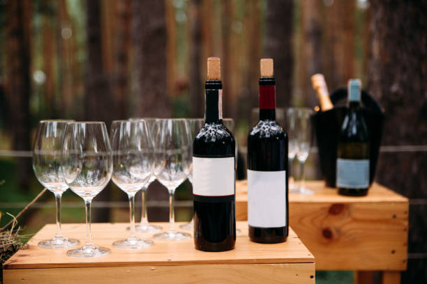 istock Bar at a summer party in rustic style 1212228173