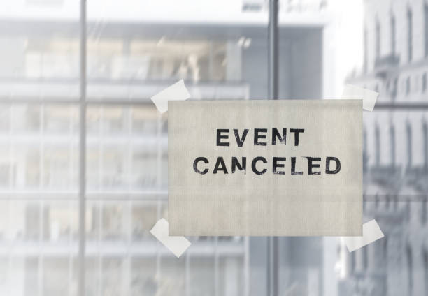 Door sign event canceled