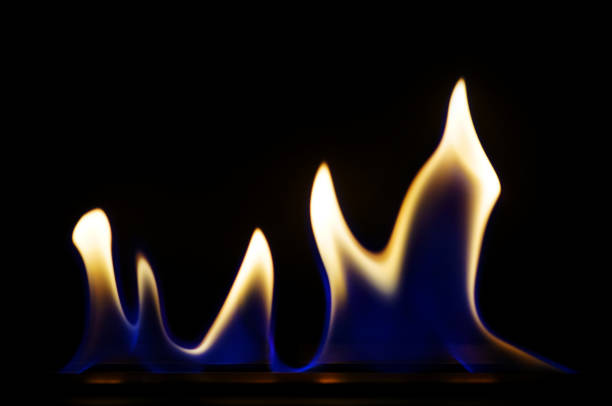 istock flame of fire on a black background 1212233227