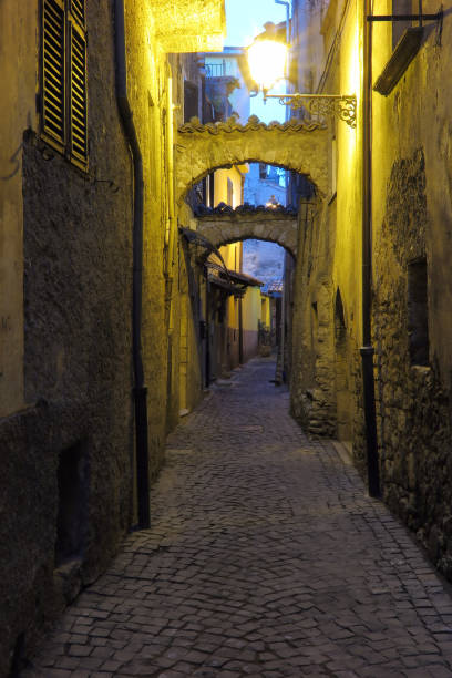 istock Alatri Blue Hour Seminary Alley 1212233461