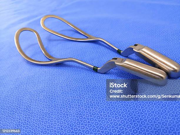 Obstetrical Forceps Or Baby Forceps Stock Photo - Download Image Now - Forceps, Childbirth, New Life