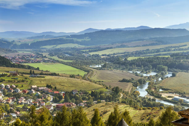istock Landscape from Stara Lubovna Castle, Slovakia 1212241051