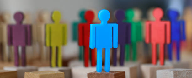 istock Group multi-colored silhouettes business people teamwork meeting 1212246643